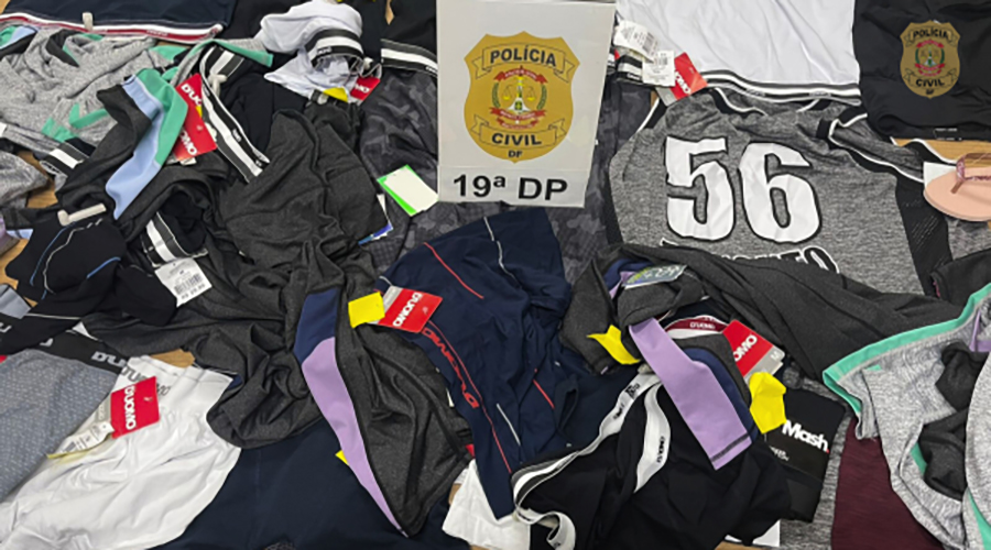 PCDF prende casal com roupas furtadas em Ceilândia