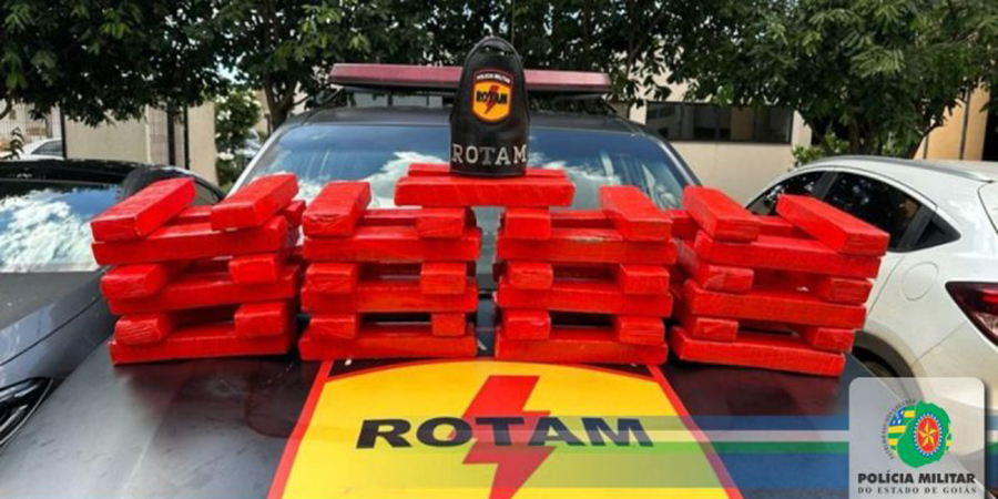 ROTAM prende casal com grande quantidade de drogas em Aparecida de Goiânia