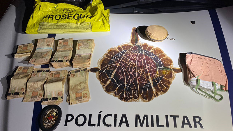 Policiais militares recuperam dinheiro furtado em Taguatinga