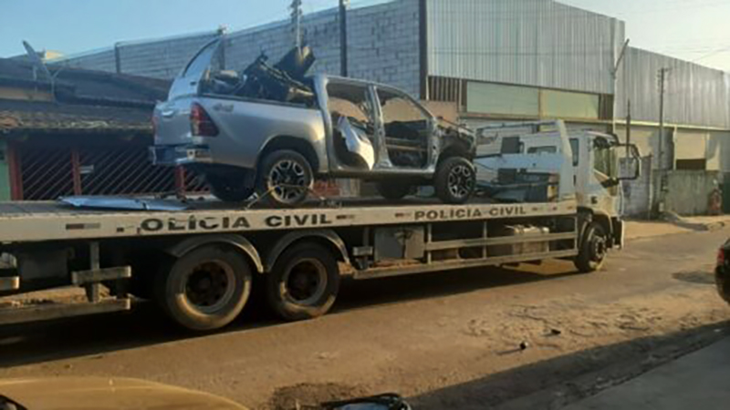 PCGO recupera caminhonete dois dias após veículo ser furtado em MG