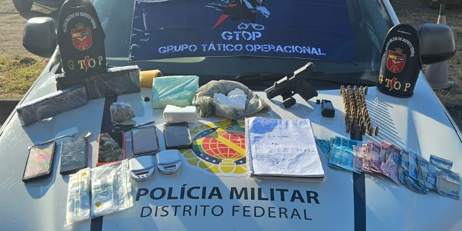 PMDF desfalca organização criminosa de tráfico em Taguatinga