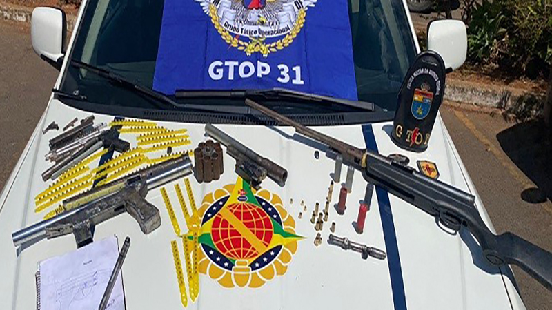 PMDF prende homens por ameaça e porte ilegal de arma de fogo em Samambaia