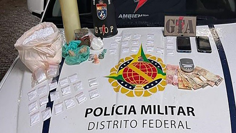 PMDF prende traficante em área rural de Brazlândia