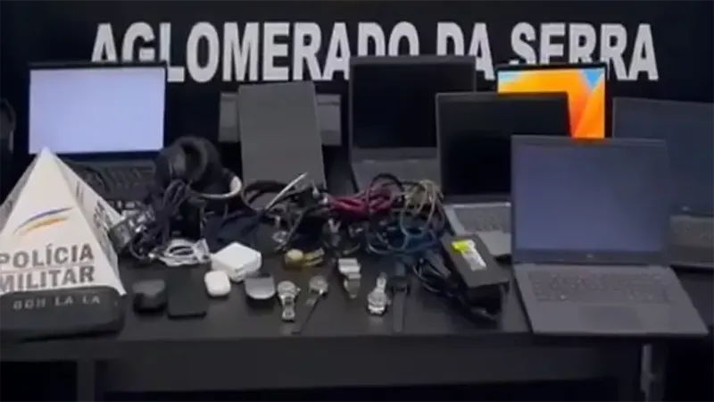 Polícia Militar-MG, prende receptador no Aglomerado da Serra e apreende grande quantidade de produtos furtados