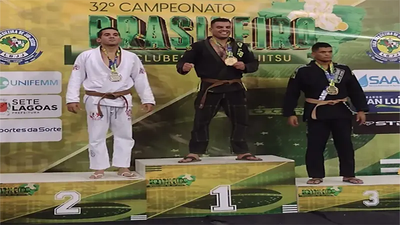 Sete Lagoas-MG – Sargento da Polícia Militar de Minas Gerais é campeão brasileiro de Jiu-jitsu
