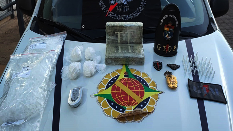 PMDF encontra 2kg de cocaína em quitinete na Cidade Estrutural