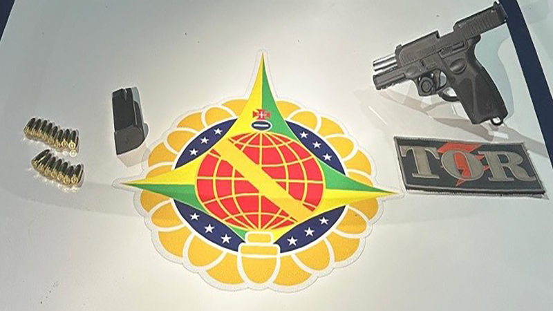 PMDF prende homem por porte ilegal de arma de fogo de uso restrito em Sobradinho