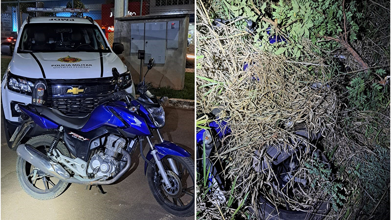 PMDF localiza motocicleta furtado em Santa Maria