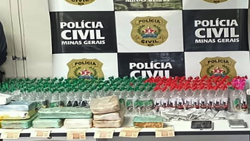 PCMG – Ação policial resulta em apreensão de motos e drogas em Itabirito