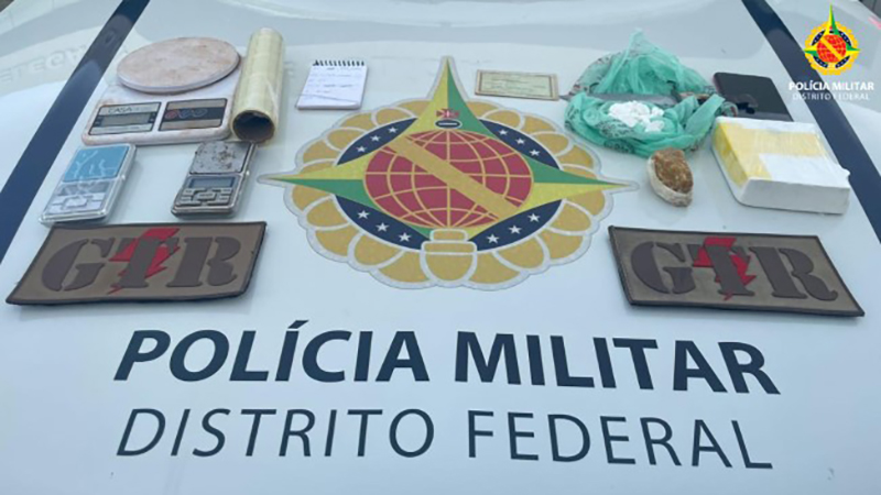 PMDF prende traficante de alta periculosidade foragido da Justiça de Goiás com grande quantidade de drogas em Planaltina