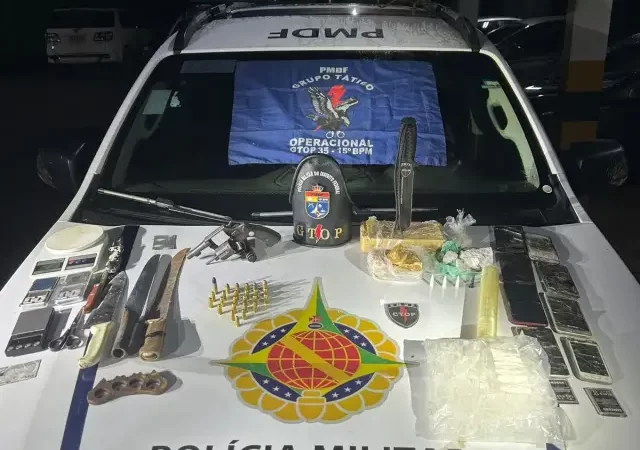 PMDF Desmantela Fortaleza do Crime na Estrutural: Armas, Drogas e Mais Apreendidos!