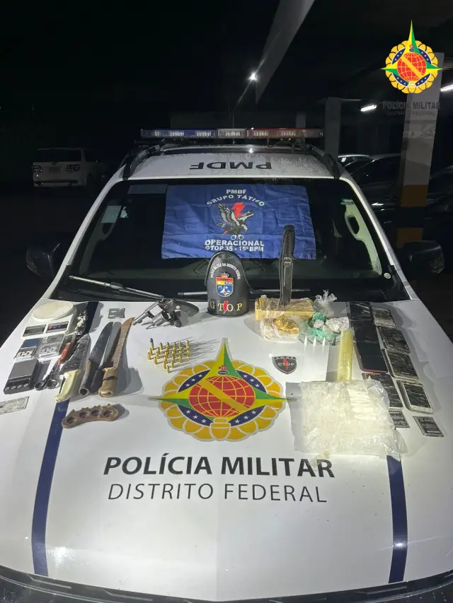PMDF Desmantela Fortaleza do Crime na Estrutural: Armas, Drogas e Mais Apreendidos!