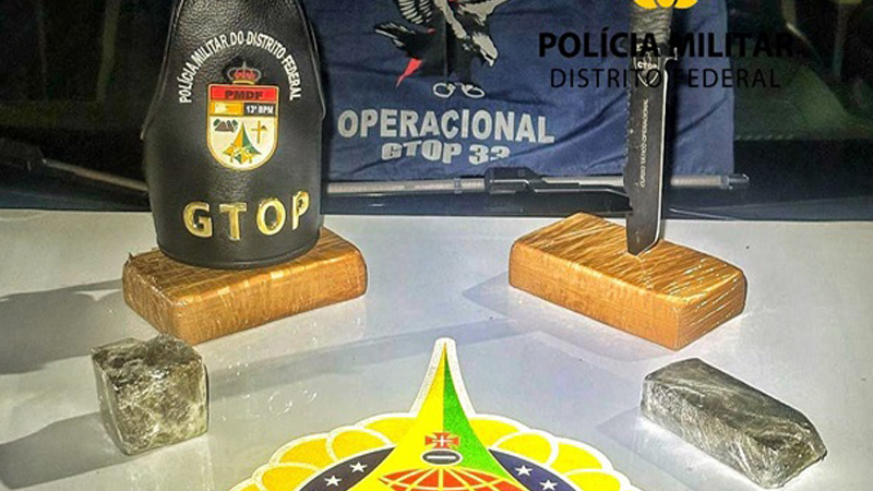 PMDF prende indivíduo com 2k de cocaína na Rodoviária de Sobradinho
