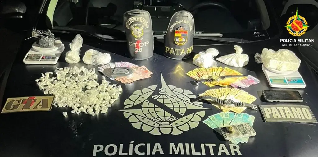 PMDF realiza grande apreensão de cocaína em Ceilândia