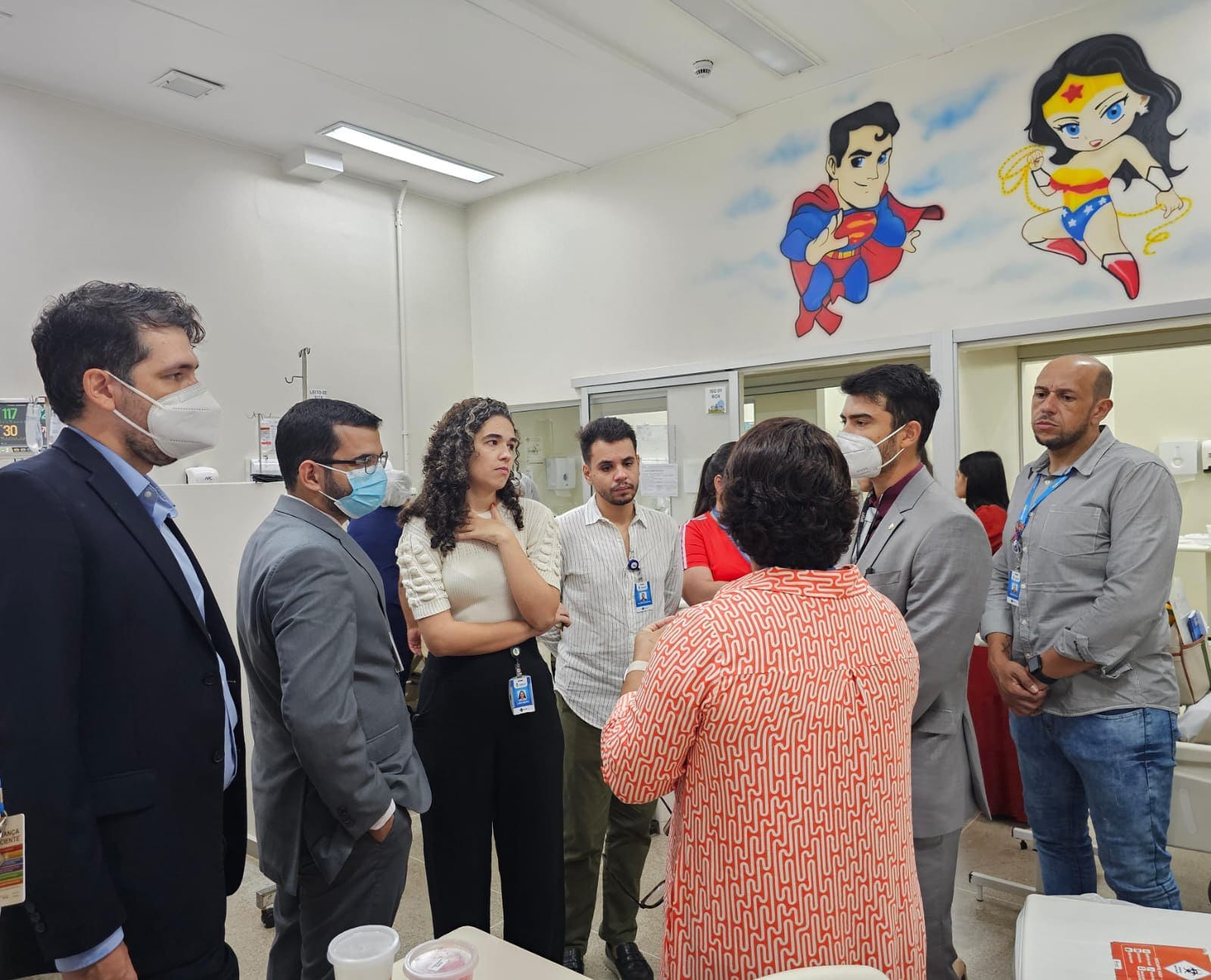 Visita técnica do MPDFT confere cenário de sazonalidade na pediatria do HRSM