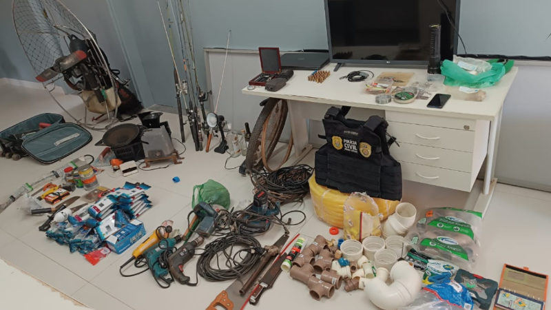 Três Marias: PCMG prende suspeito e restitui bens furtados às vítimas