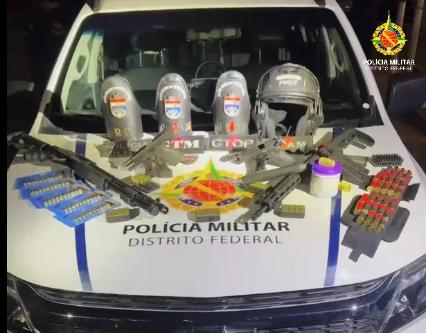PMDF prende homem com armas e munições em Ceilândia