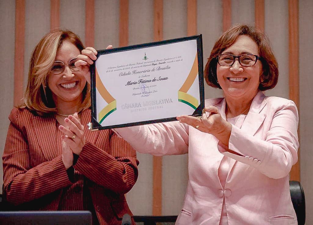 Professora Fátima de Sousa é nova Cidadã Honorária de Brasília