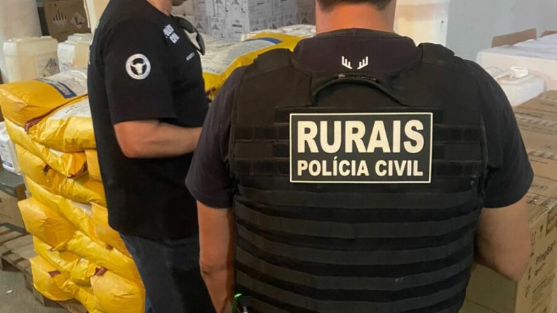 Polícia Civil GO, apreende mais de 2 toneladas de defensivos agrícolas falsificados, em Anápolis