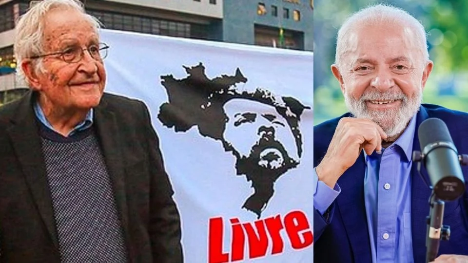 Lula visita Noam Chomsky em São Paulo após linguista ter alta hospitalar