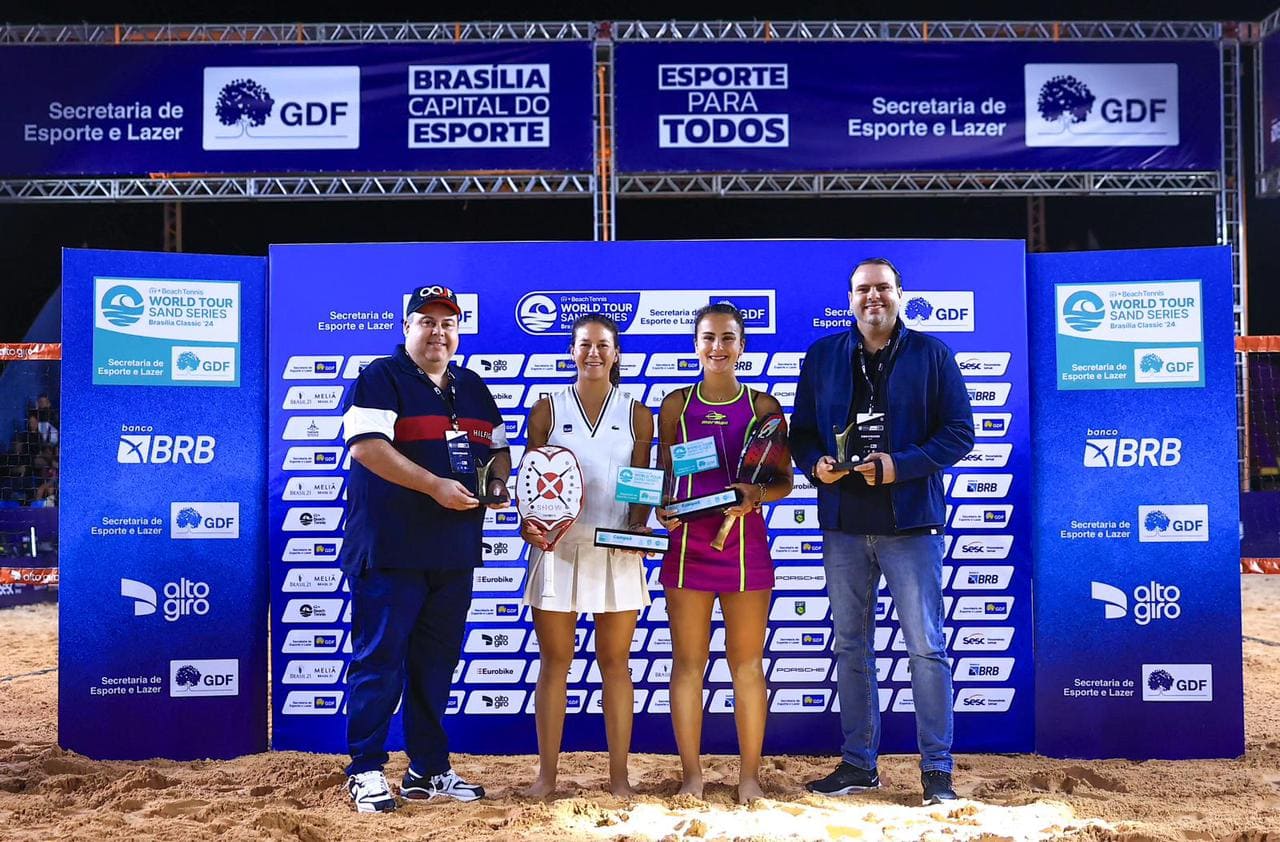 Brasília tem finais emocionantes em um dos principais torneios de beach tennis do mundo