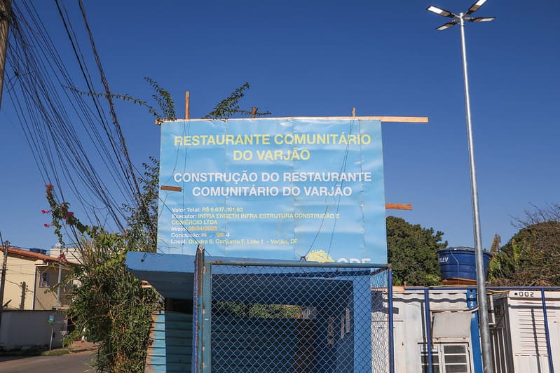 Novos restaurantes comunitários do Varjão e de Samambaia servirão 7,4 mil refeições diárias