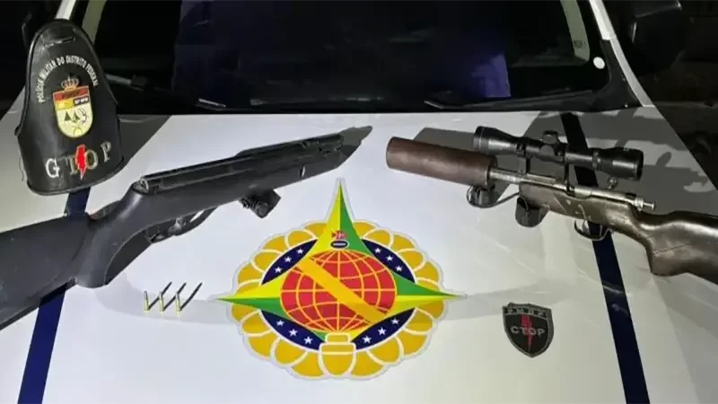 PMDF prende homem com duas armas de fogo em Planaltina