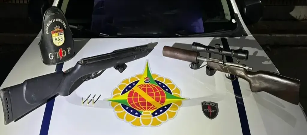 PMDF prende homem com duas armas de fogo em Planaltina