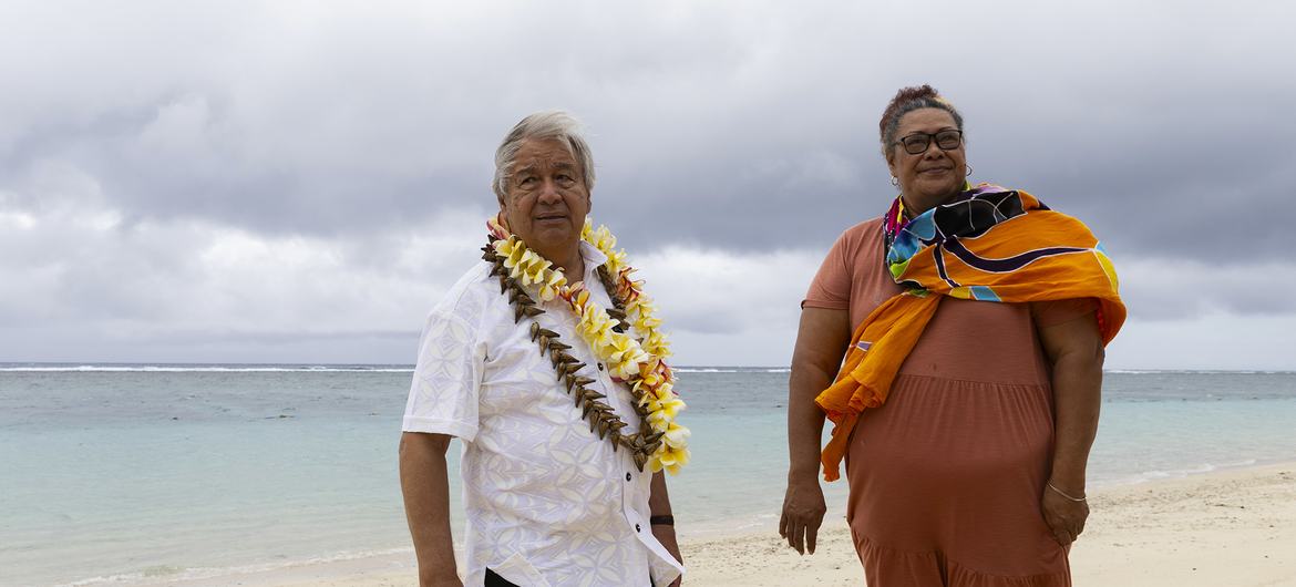 Em Samoa, chefe da ONU alerta sobre territórios do Pacífico enfrentando “aniquilação” climática