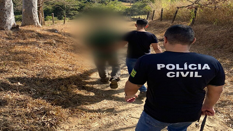 Polícia Civil faz operação e prende suspeito de homicídio em Sto. Antônio do Descoberto