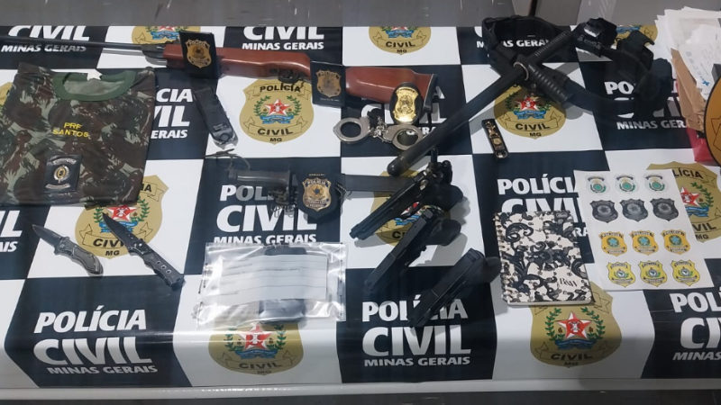 PCMG prende homem que se passava por policial em Itajubá