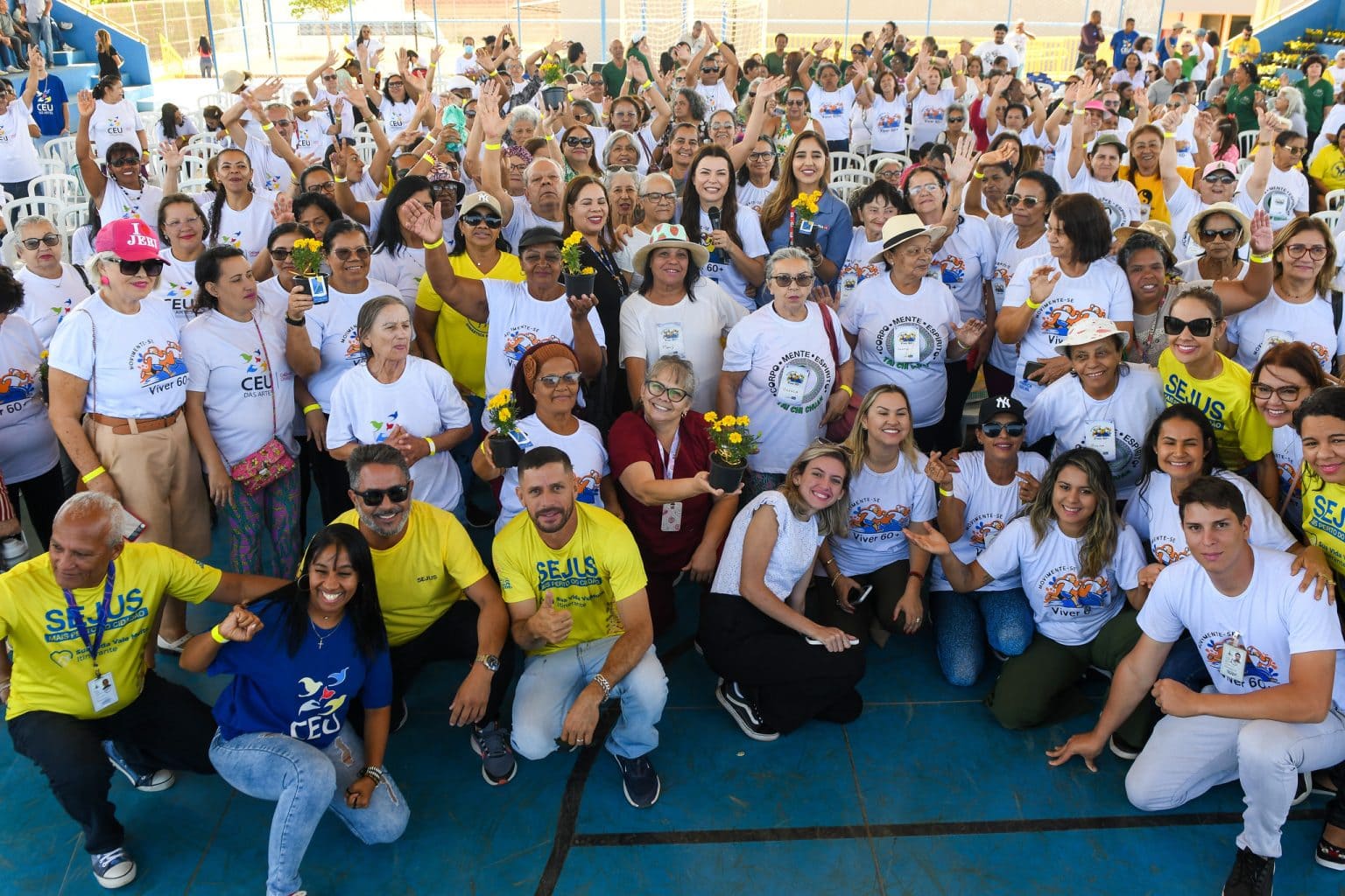 Ação debate importância da saúde mental para a população idosa