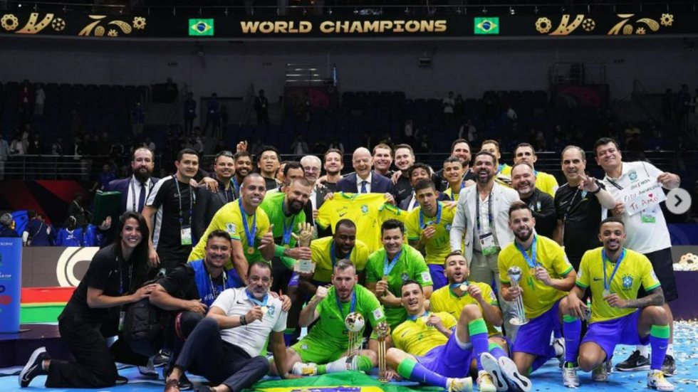 Brasil é hexa campeão na Copa do Mundo de Futsal