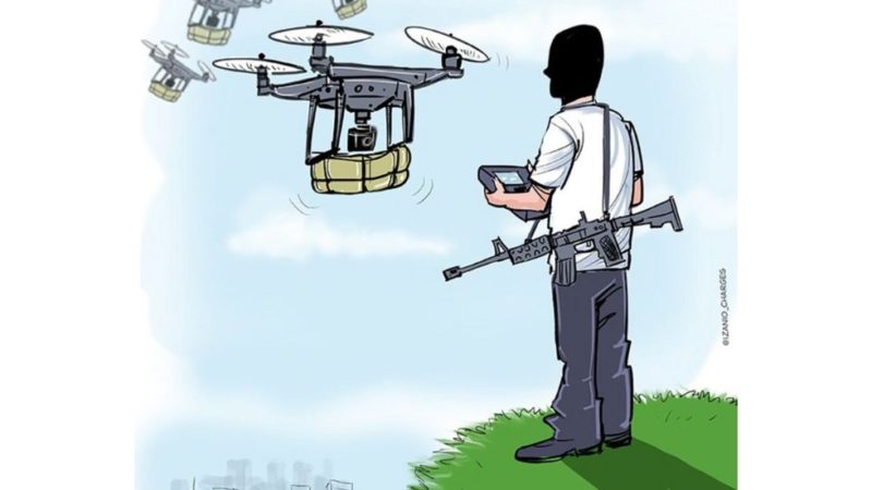 Facções criminosas avançam no uso de drones para monitorar e traficar drogas