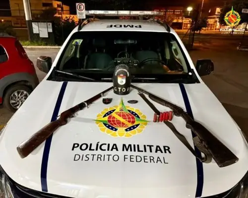 PMDF apreende armas e munições no Recanto das Emas