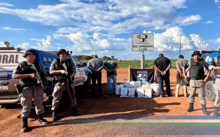 PMGO Batalhão Rural desmantela esquema de furto de defensivos agrícolas