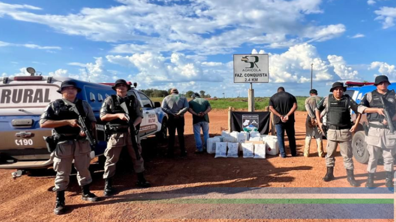 PMGO Batalhão Rural desmantela esquema de furto de defensivos agrícolas