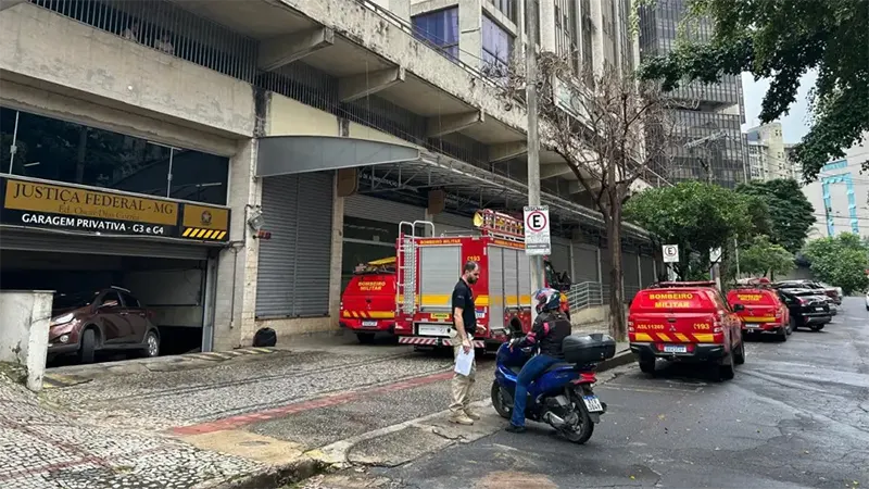 Elevador da Justiça Federal cai e mata homem na região Centro-Sul de Belo Horizonte