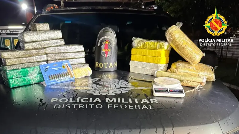 Polícia Militar descobre depósito de drogas em imóvel no Itapoã II