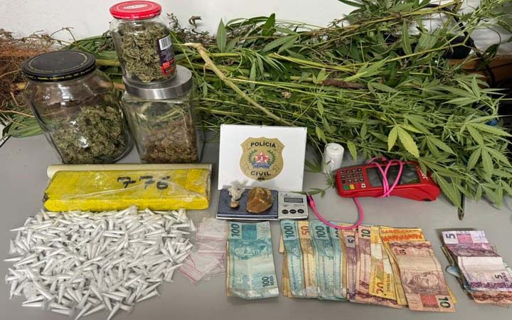 PCMG Trio é preso por tráfico de drogas em Passos