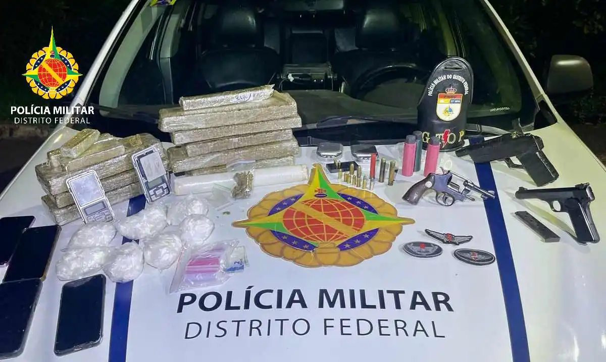 PMDF apreende armas, munições e drogas no Recanto das Emas