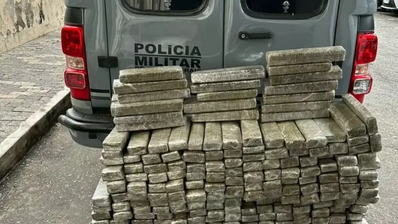 Pitangui/MG – Operação da ROTAM apreende 262 barras de maconha