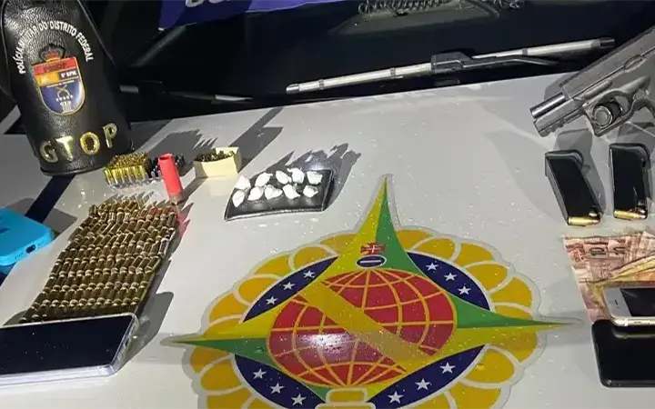 PMDF prende homem por tráfico de drogas, porte ilegal de arma de fogo e receptação em Ceilândia