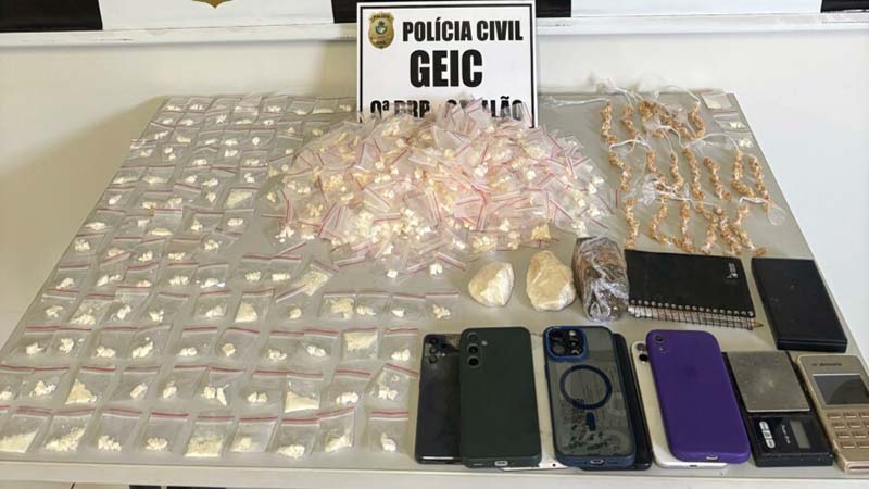 PCGO prende homem com droga “escama de peixe” em Catalão